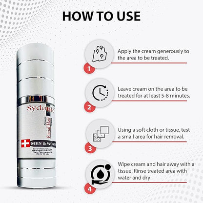 Sydonic  Hair Removal Cream For Men and Women